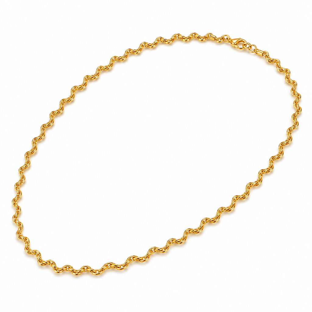 Wave Paperclip Chain