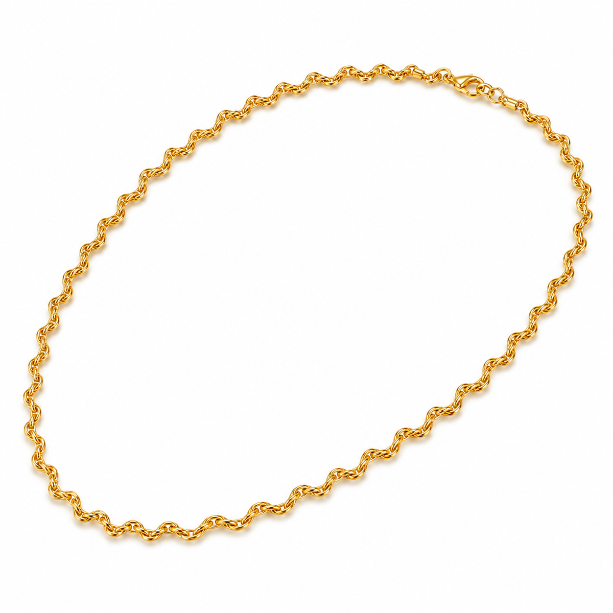 Wave Paperclip Chain