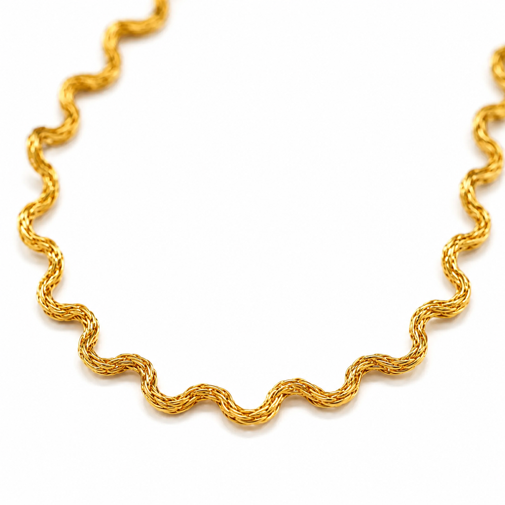 Wave Paperclip Chain